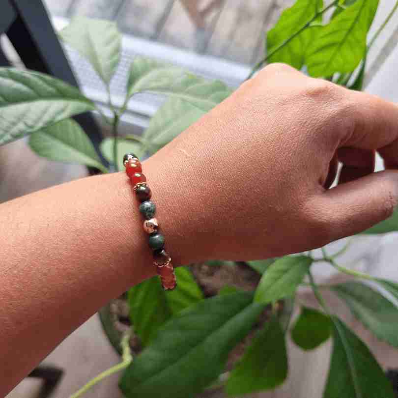 Bracelet Osez Avancer en pierre naturelle