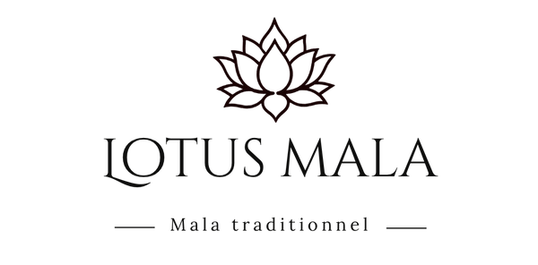 Lotus Mala - Mala traditionnel 108 noeuds