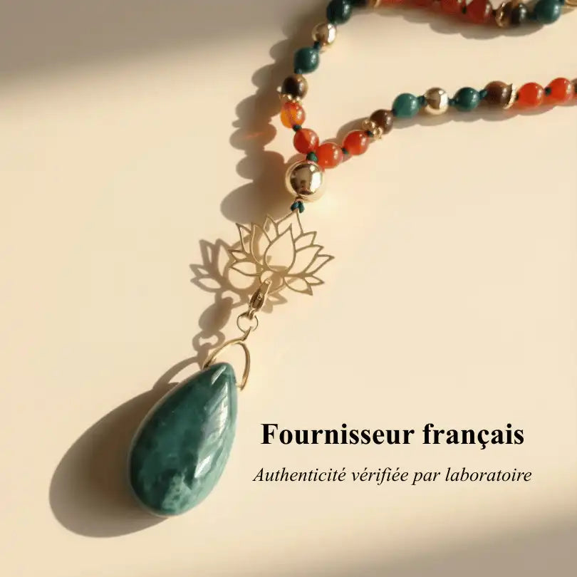 Mala Osez Avancer pendentif pierre